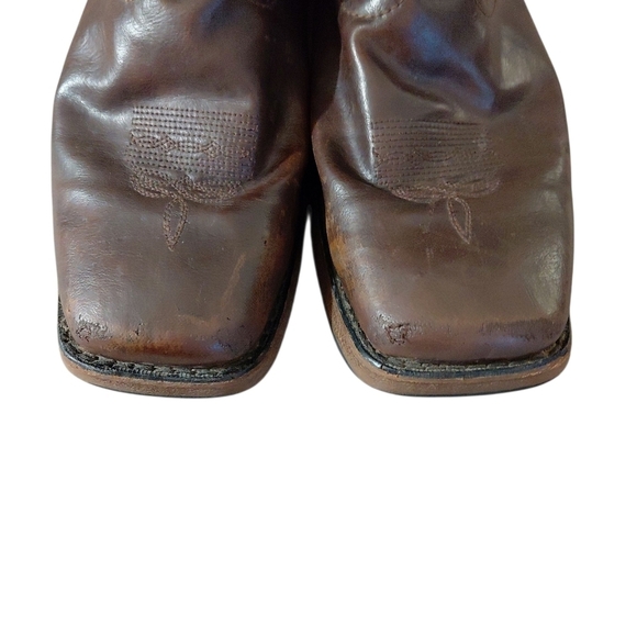 Durango Rebel Cowboy Boots Texas Flag Square Toe Western Boots Size 7 M main image 4